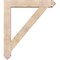 Ekena Millwork Traditional Arts and Crafts Smooth Bracket w/ Offset Brace, Douglas Fir, 7 1/2"W x 42"D x 48"H BKT0806X42X48TRA03SDF - alternate 4